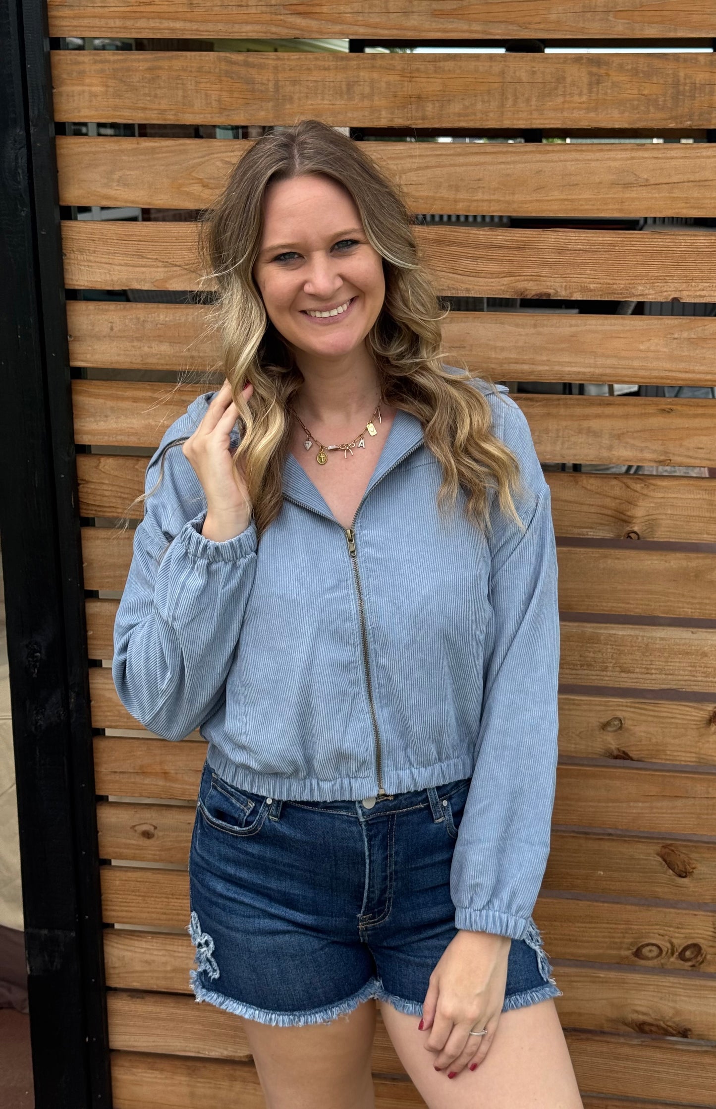 Blue Cordory Jacket