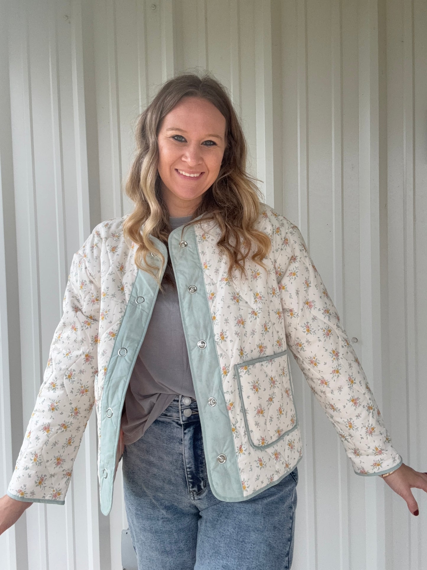 Floral Quilted Jacket