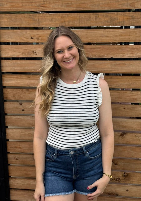 Black and White Tank
