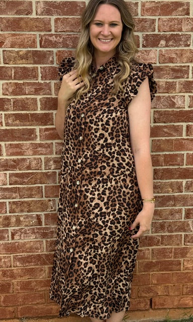 Leopard Midi Dress