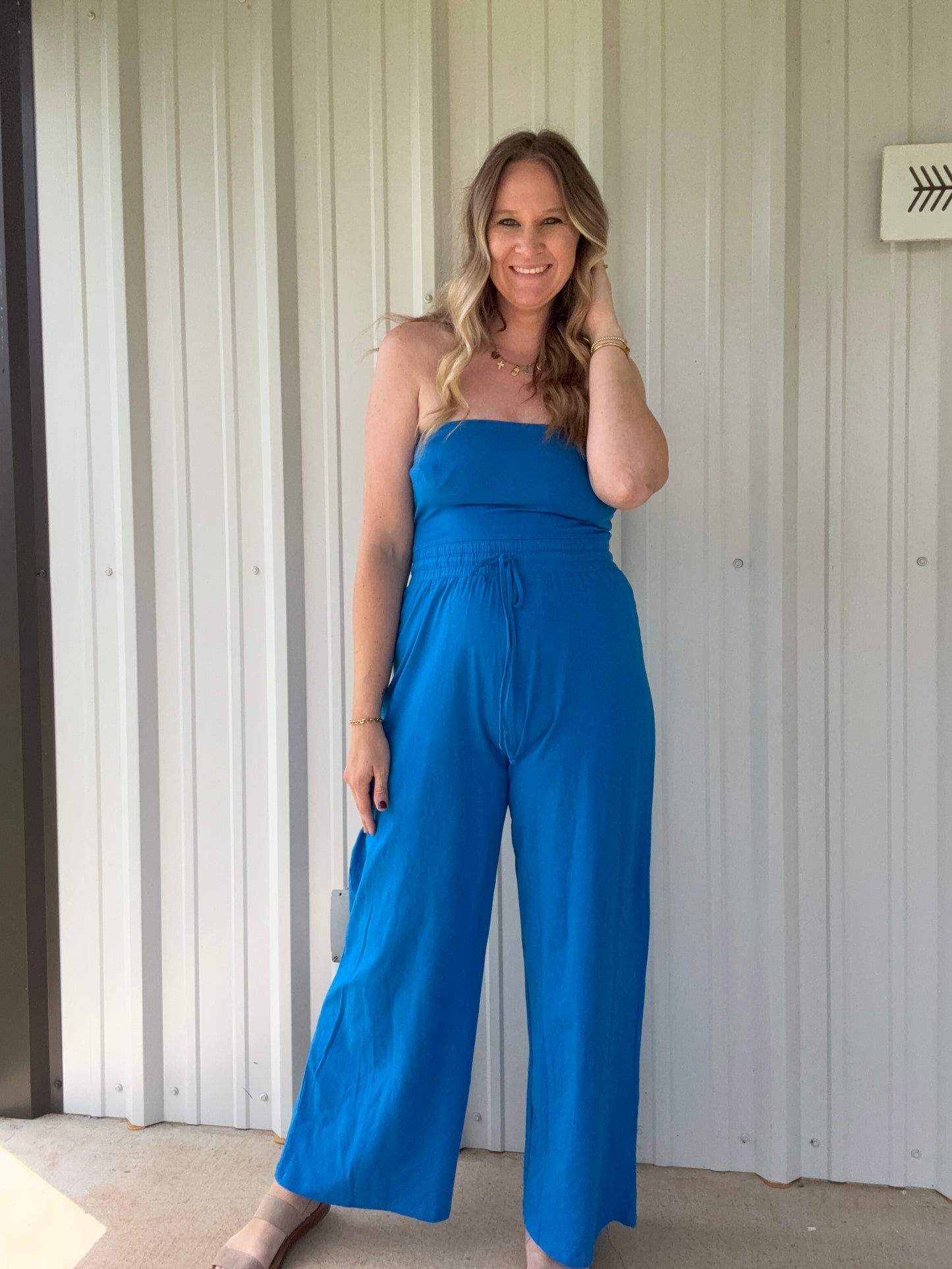 Blue Jumpsuit