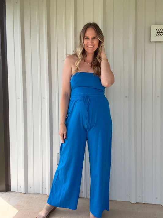 Blue Jumpsuit