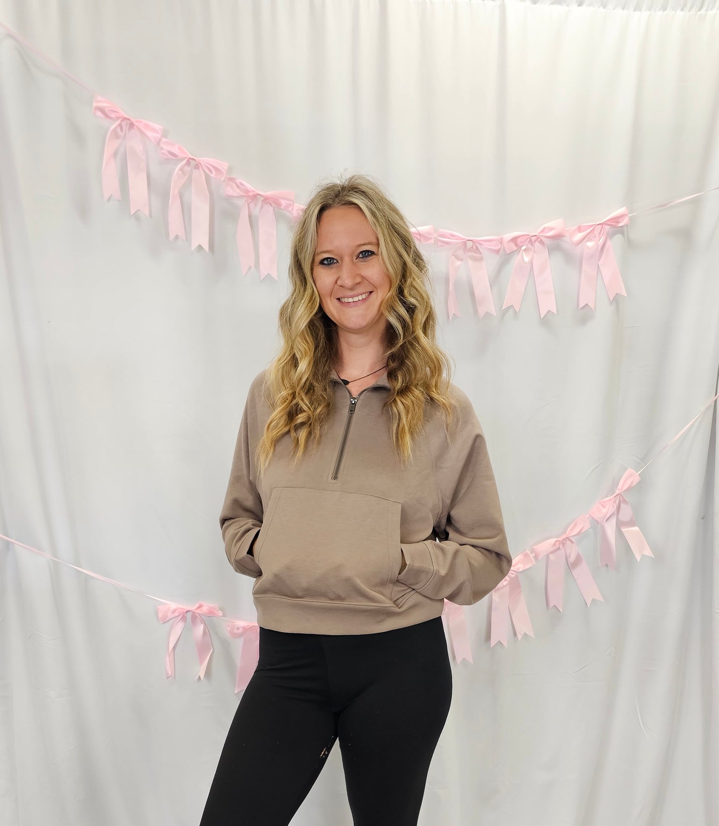 Brown Scuba Long Sleeve Pullover