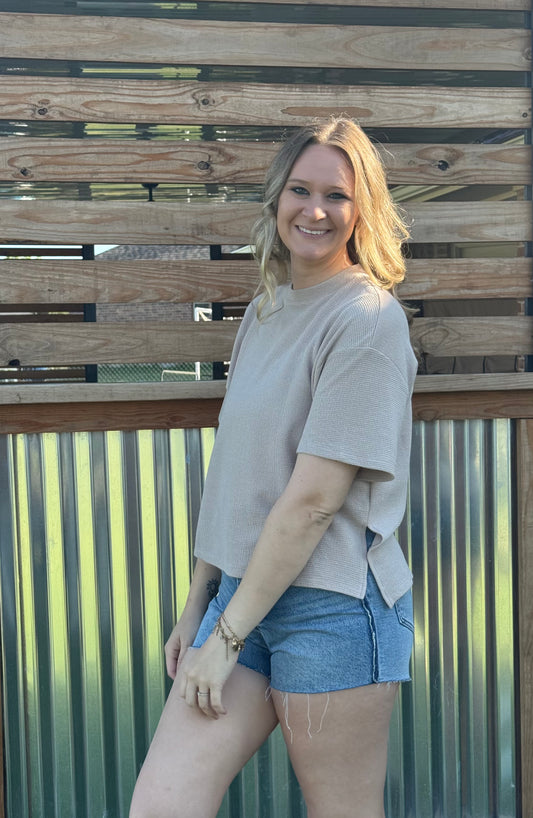Brown Short Sleeve