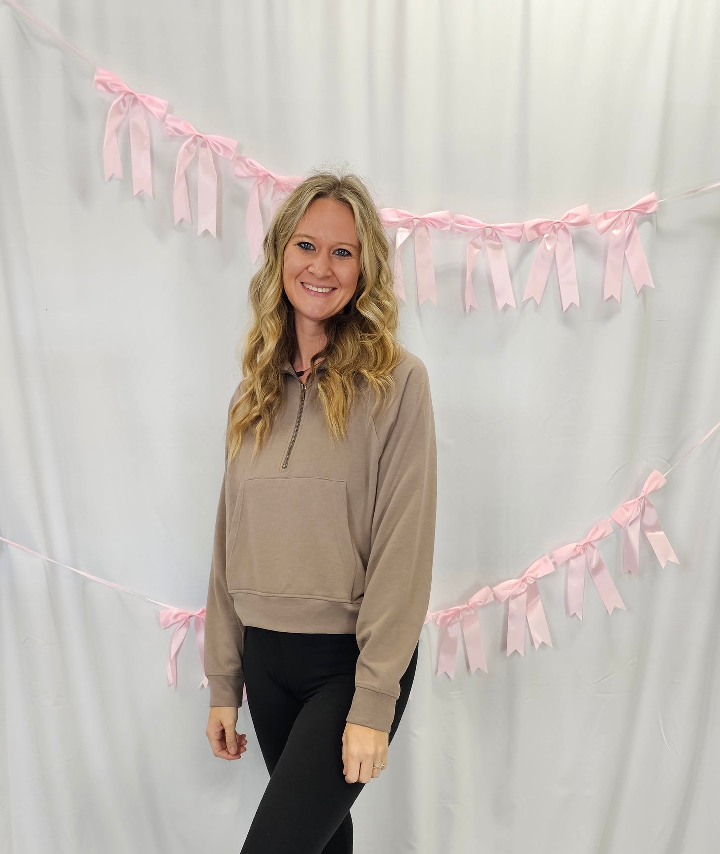 Brown Scuba Long Sleeve Pullover