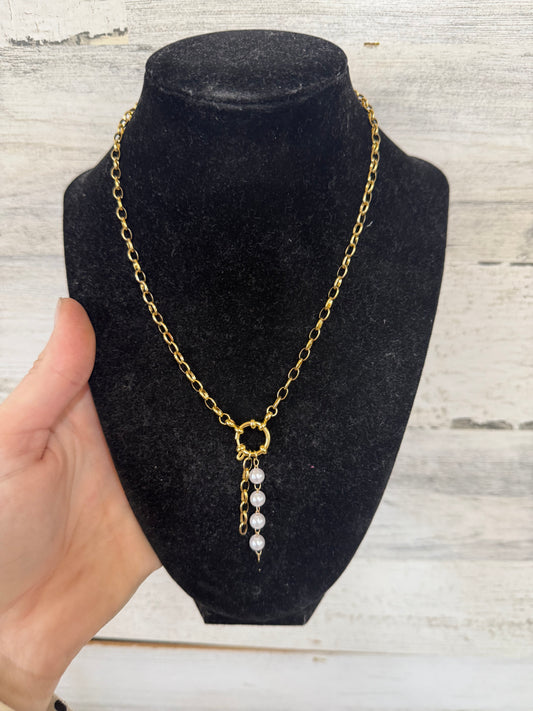 Custom Dangle Toggle Necklace