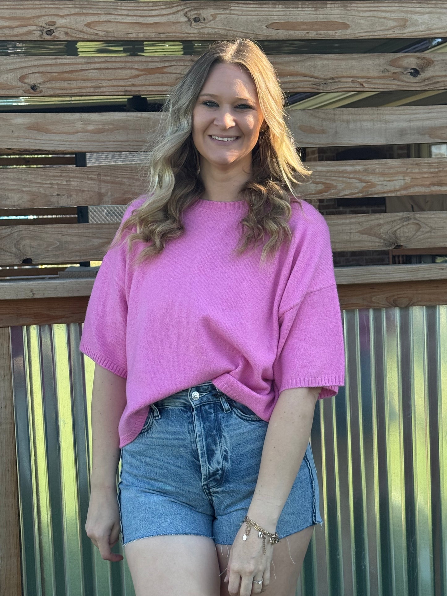 Pink Sweater