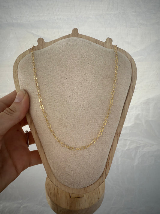 Heart Chain Layering Necklace