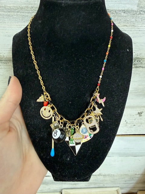 Custom Cluster Necklace
