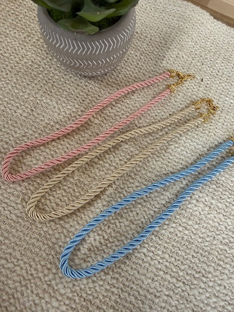 Custom Corded Charm Necklace