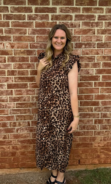 Leopard Midi Dress