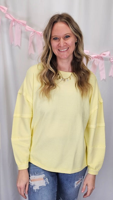 Yellow Long Sleeve Pullover