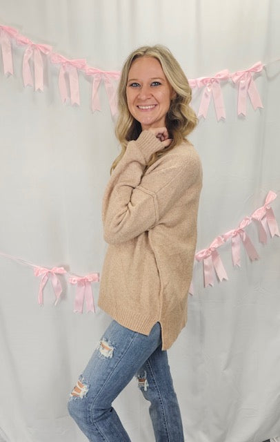 Pumpkin Lace Sweater