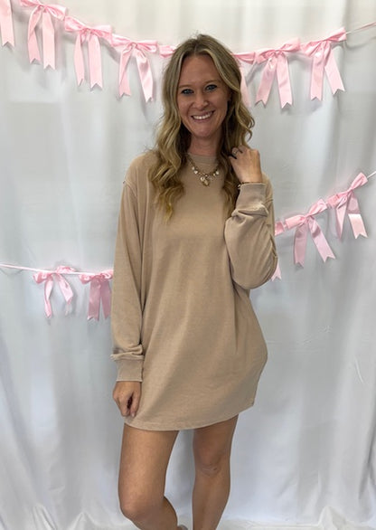 Brown Sweater Dress