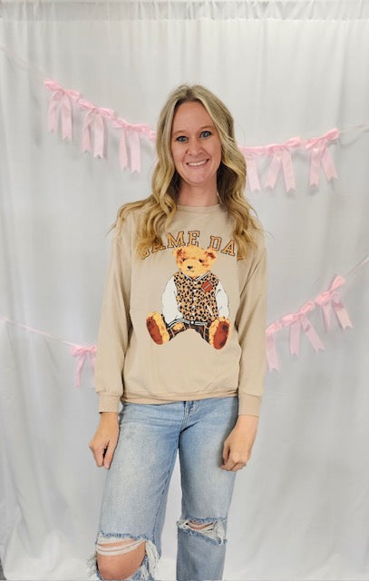 Teddy Bear Game Day Sweatshirt