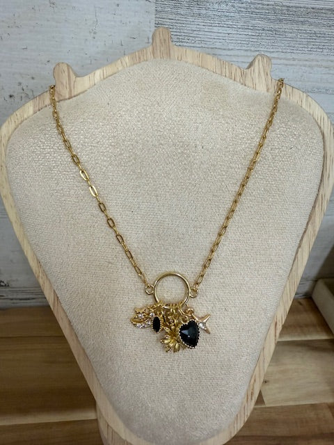 Carabiner necklace or bracelet option