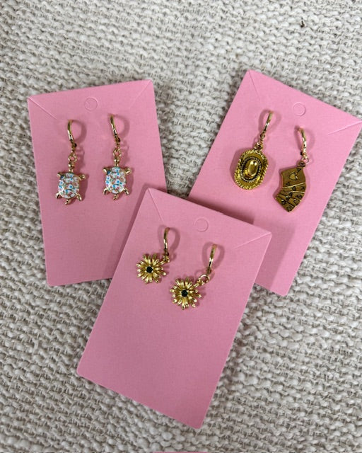 Custom Charm Earrings