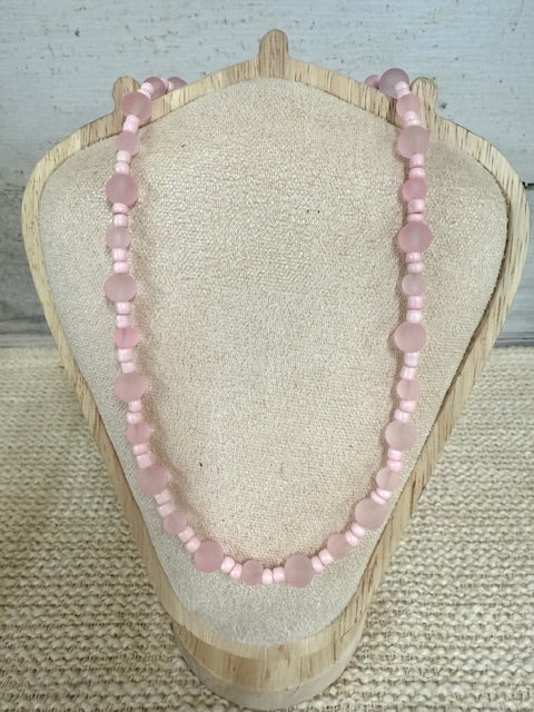 Beaded Pink necklace