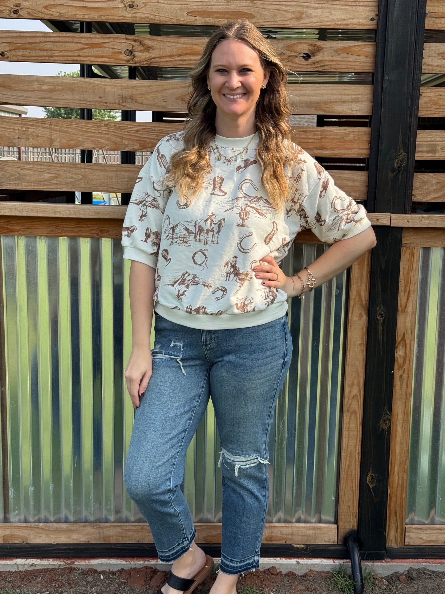 Judy Blue Raw Edge Boyfriend Jean