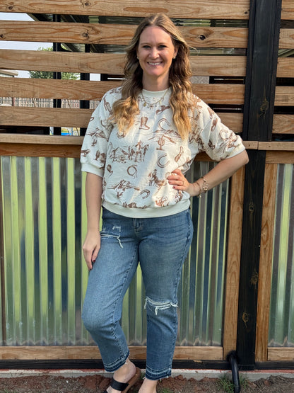 Country Detail Sweatshirt